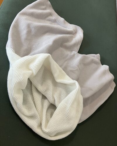 226(つつむ)「おなかをつつむ はらまきパンツ 綿混」のホワイトをの写真