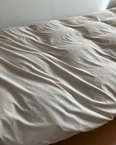 ミクロガードスタンダードの掛け布団カバーに入れた布団